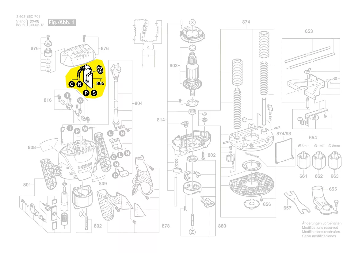 Régulateur de vitesse réf. 1 609 203 V62 BOSCH